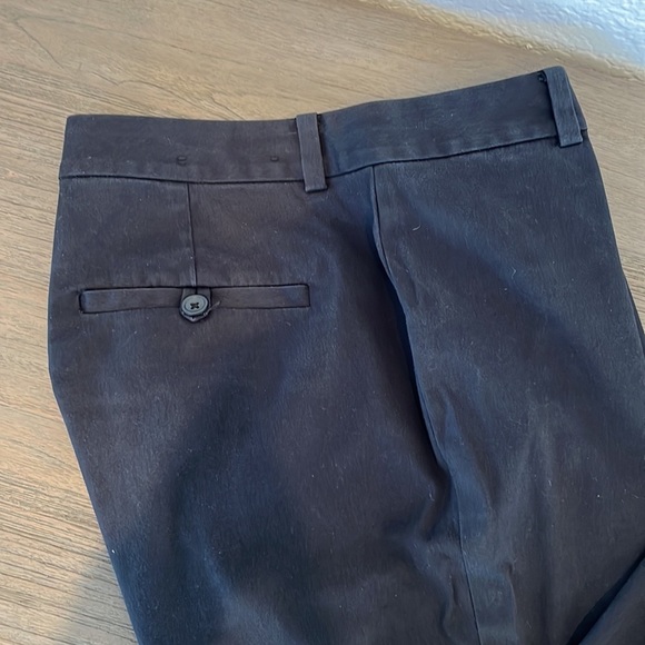 Banana Republic Women’s Pant Harrison Stretch Black Size 10 Straight Leg - Picture 5 of 10